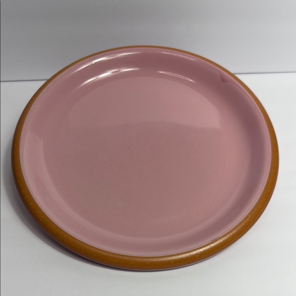 Vintage Crown Corning Japan Pink and Brown Ceramic‎ Plate